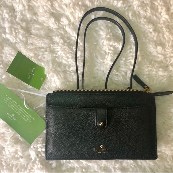 SALE🎉Kate spade black “Alegra” crossbody - Picture 2 of 8